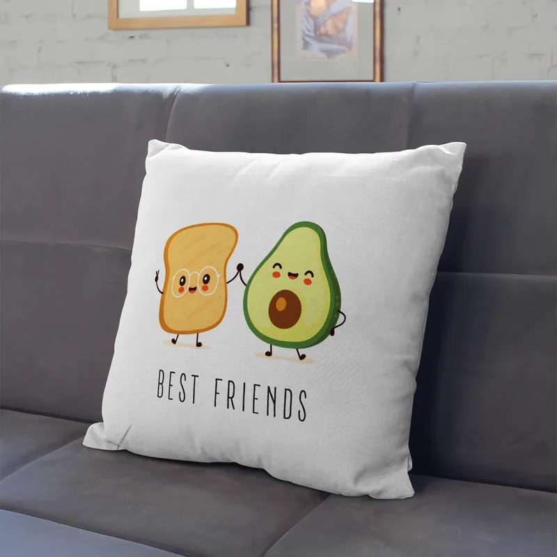 Gift for a Friend Decorative Avocado Pillow