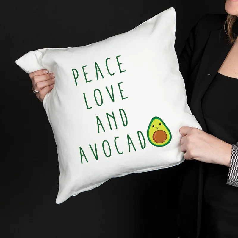 Gift for a Friend Decorative Avocado Pillow