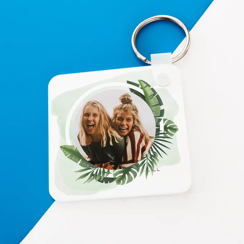 Gift for a Friend Decorative Photo Printed Keychain
