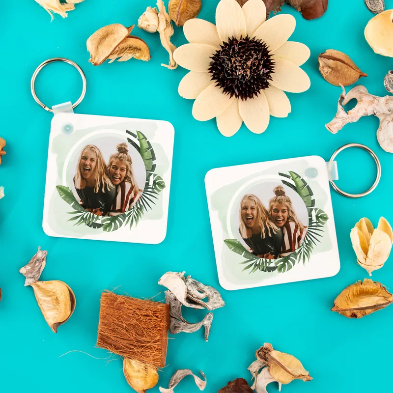 Gift for a Friend Decorative Photo Printed Keychain