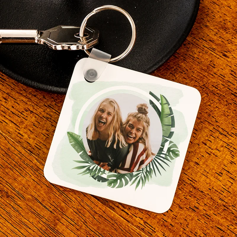 Gift for a Friend Decorative Photo Printed Keychain