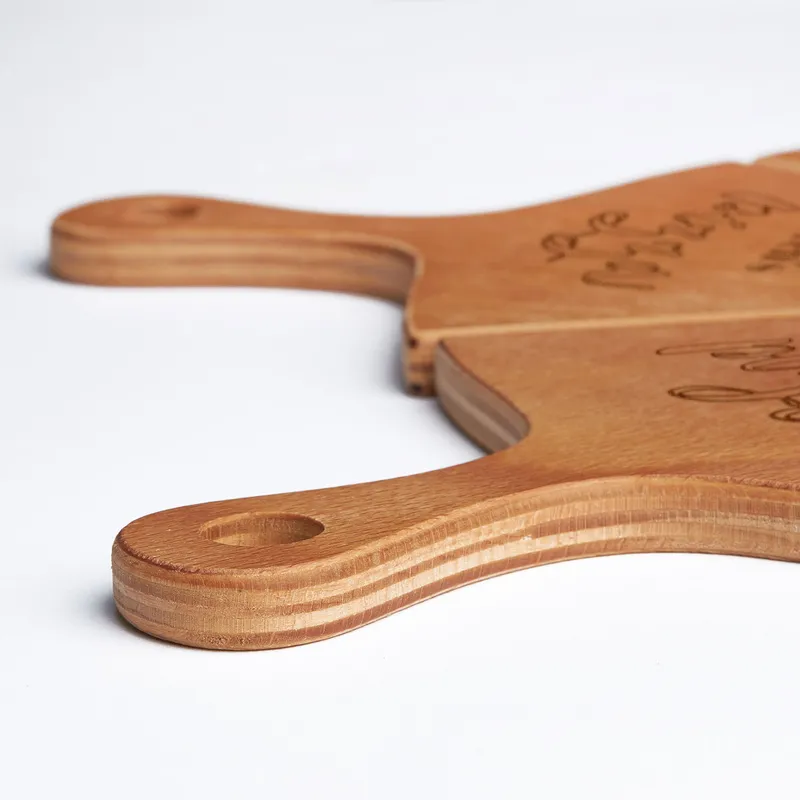 Gift for Best Friends Personalized 6 Piece Pizza Serving Board