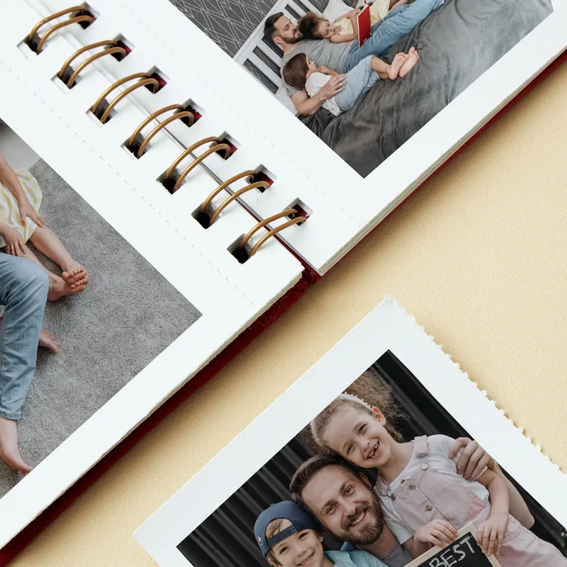 Gift for Dad Best Ever Dad 40 Photo Mini Album for Father's Day