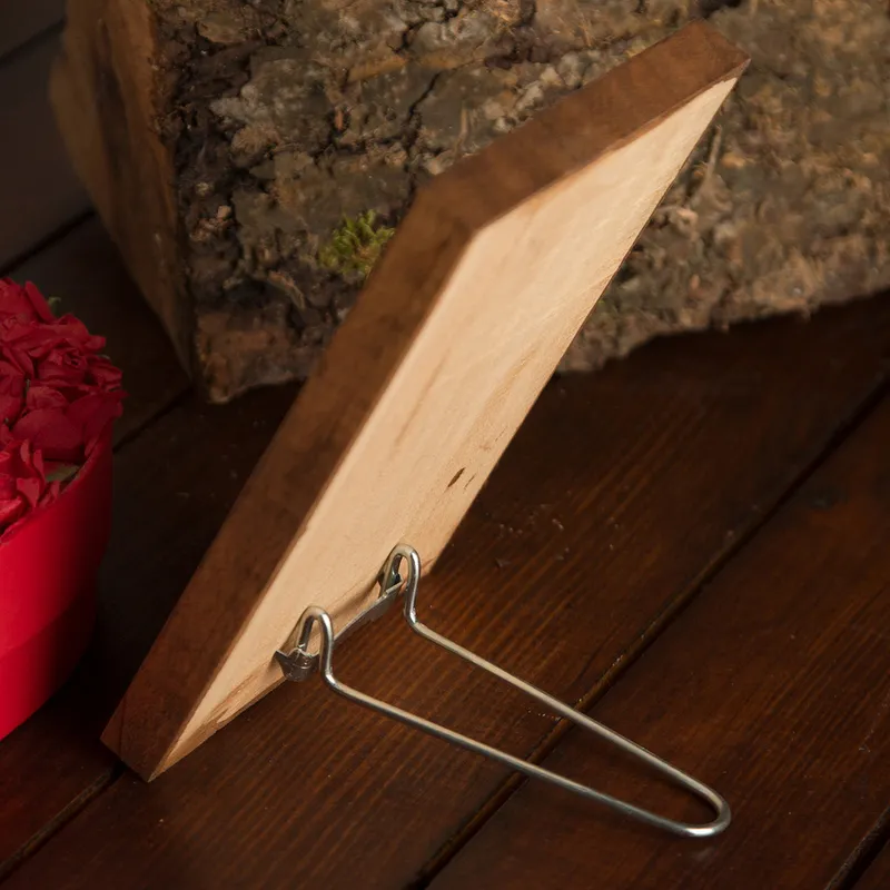 Gift for Dad Solid Wooden Frame with Picture and Name Print