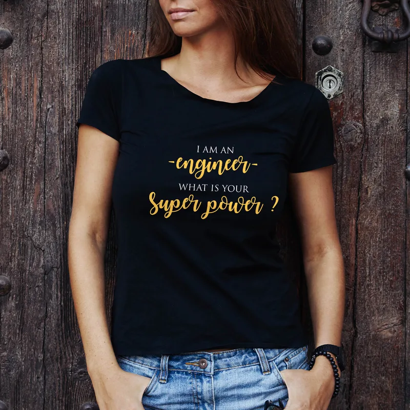 Engineer Superpower Funny T-Shirt Perfect for Tech Lovers