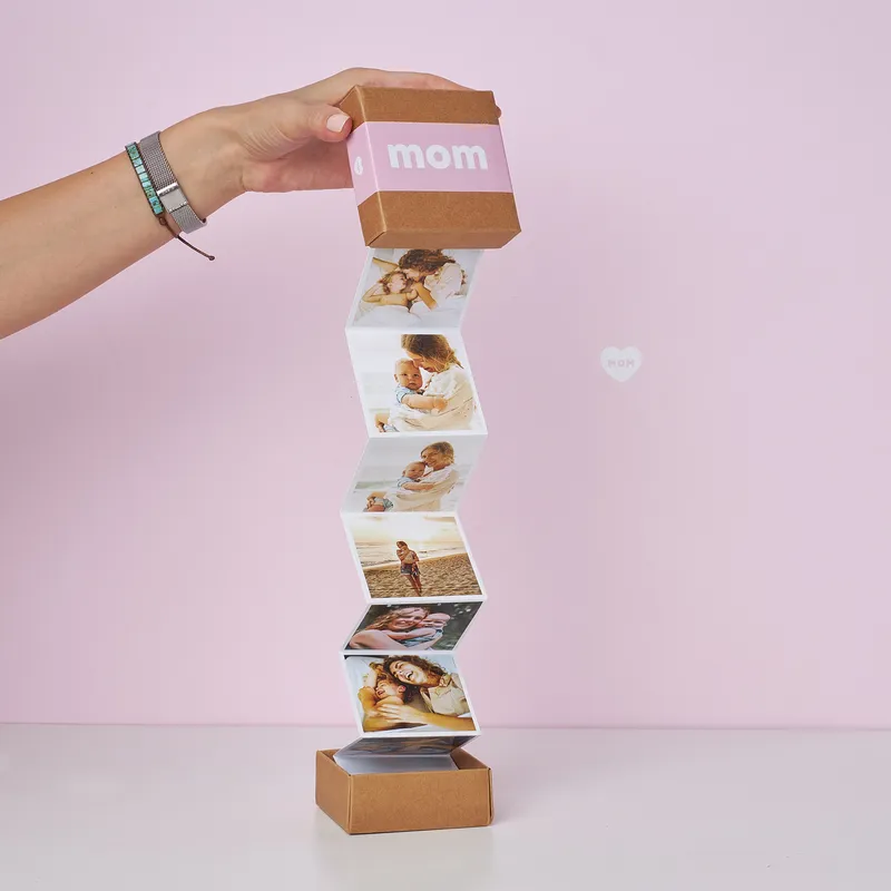 Gift for Mom Accordion Photo Box