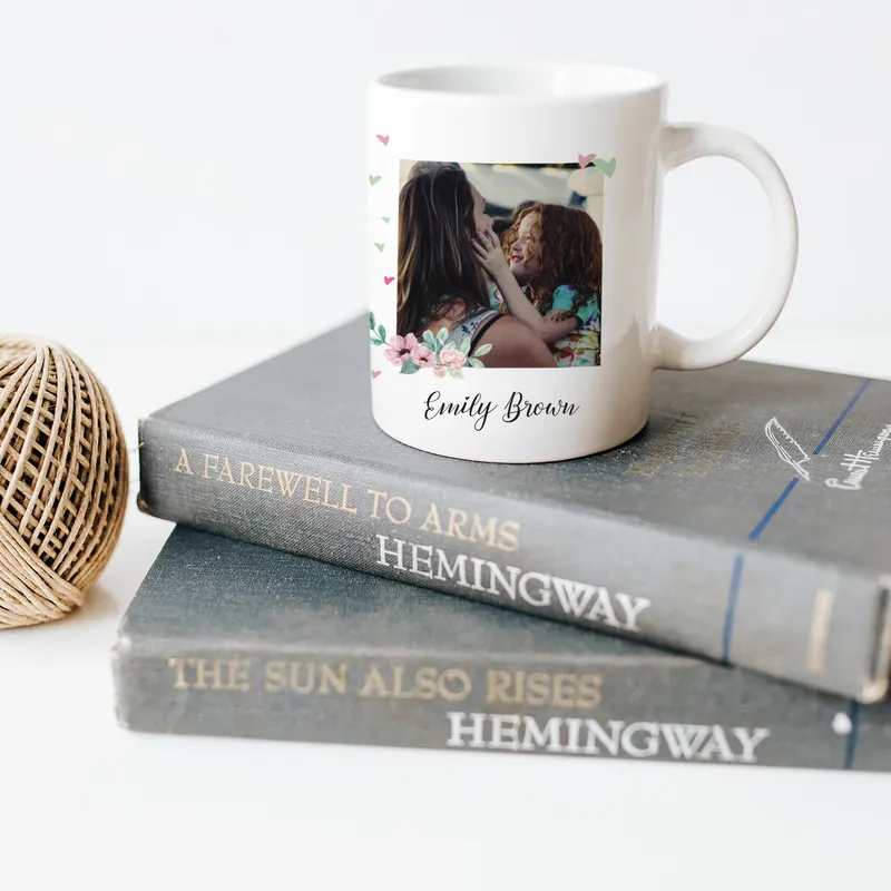 Personalised Photo Mug with Message for Mum