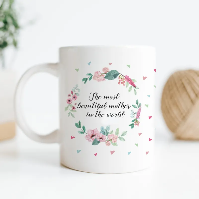 Personalised Photo Mug with Message for Mum