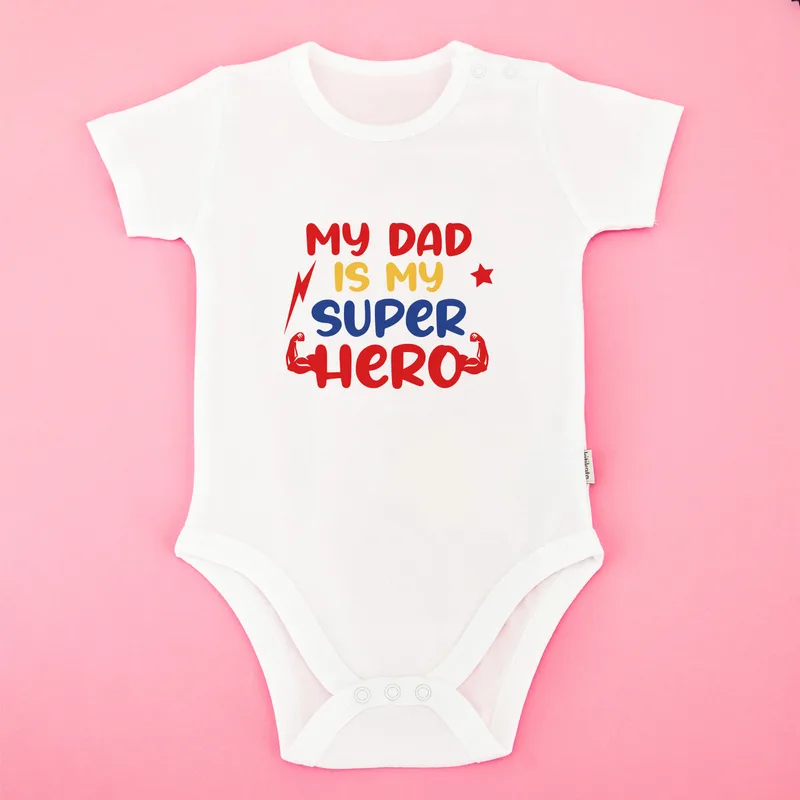 Gift for Super Hero Dads Baby Bodysuit