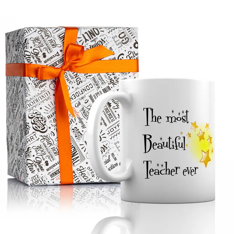Gift for Teachers Personalized Message Printed Mug
