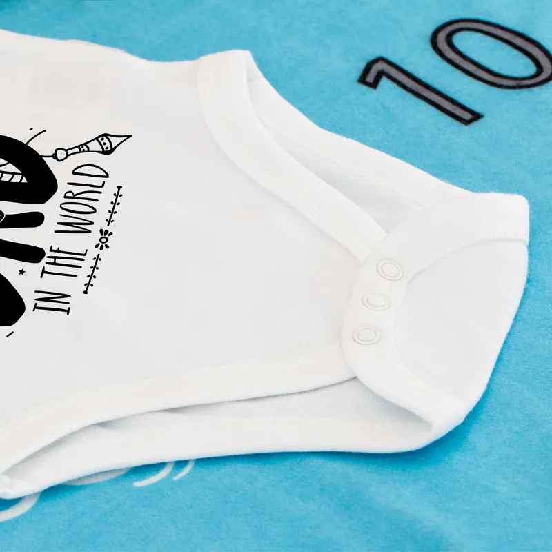 Best Dad in the World Baby Bodysuit for Father's Day