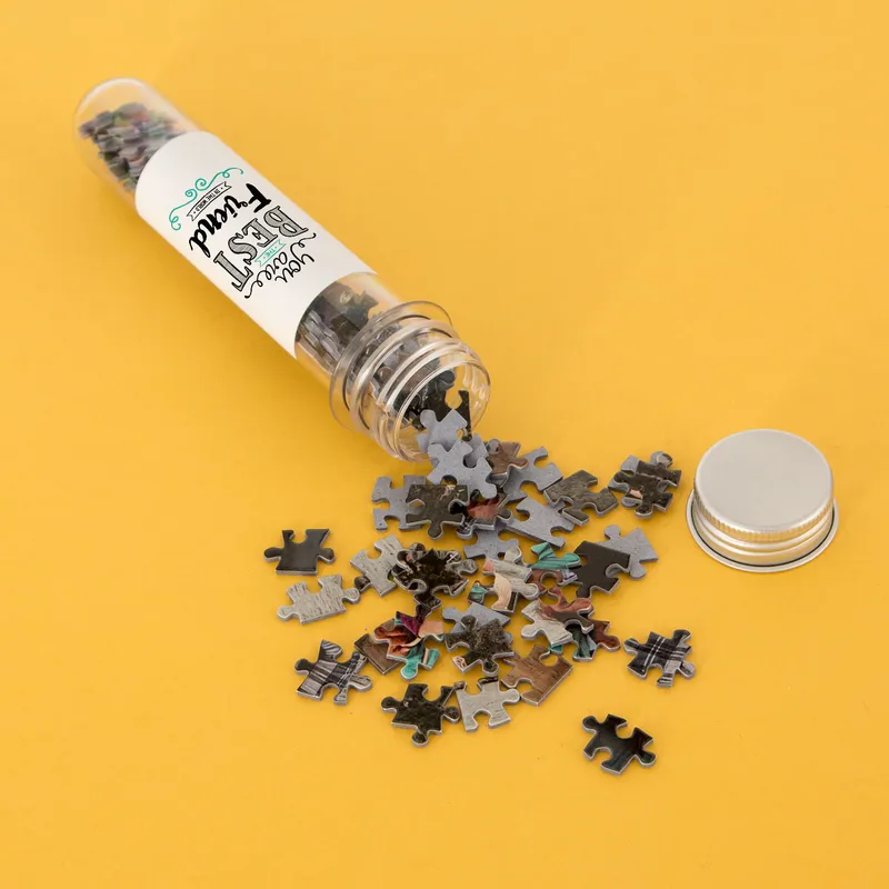 Gifts for Best Friend Mini Puzzle with Storage Tube