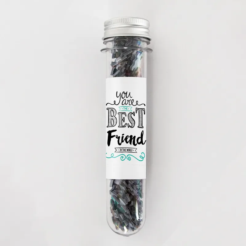 Personalised Best Friend Puzzle Gift in Message Bottle