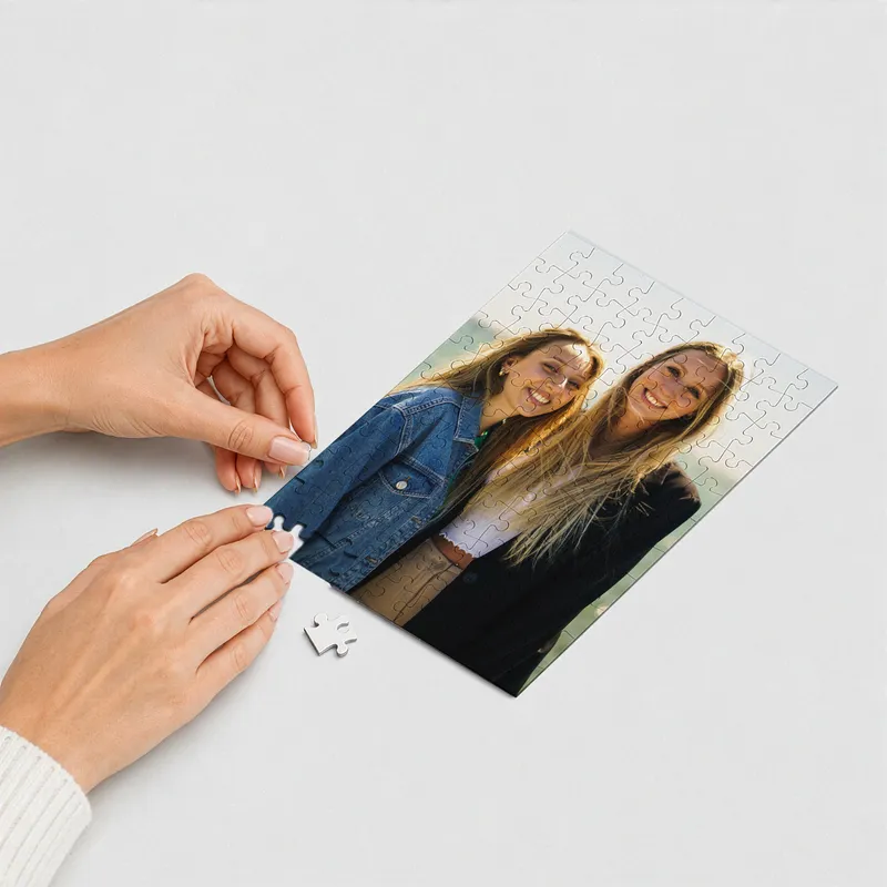 Personalised Best Friend Puzzle Gift in Message Bottle