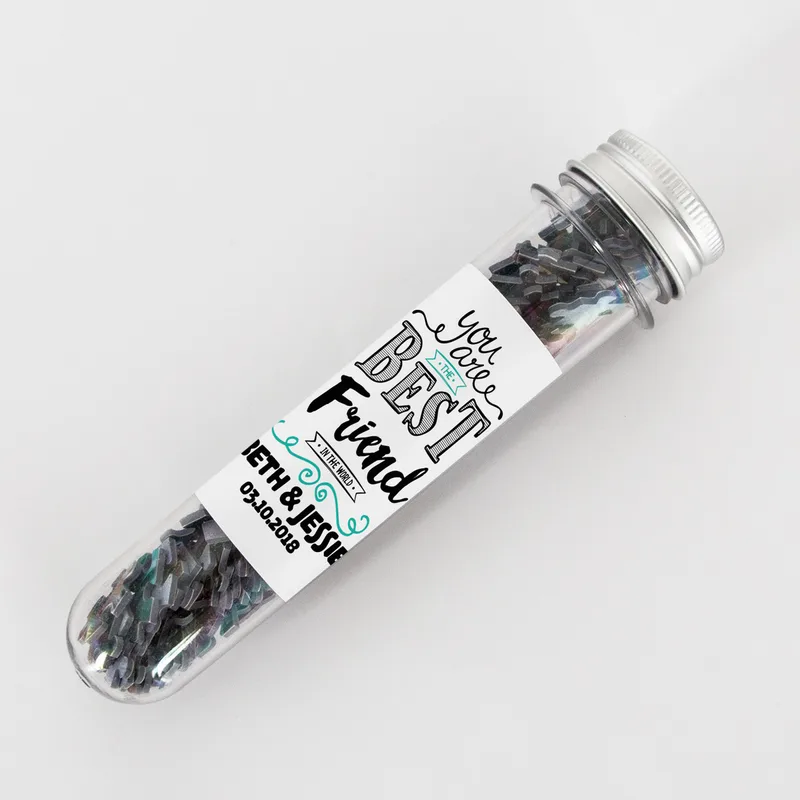 Personalised Best Friend Puzzle Gift in Message Bottle