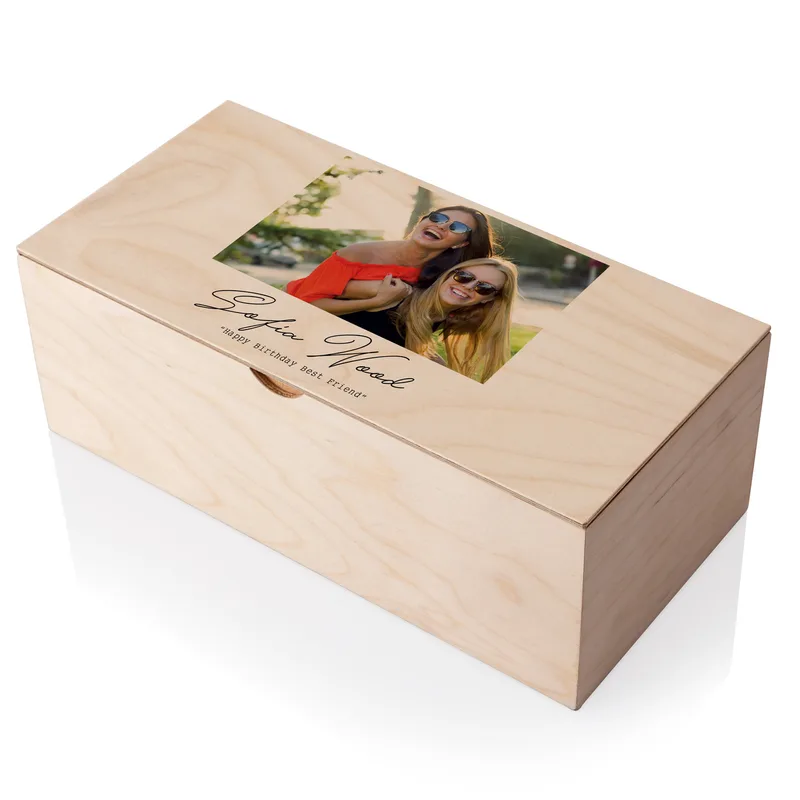 Gifts for Best Friend Wooden Picture Box