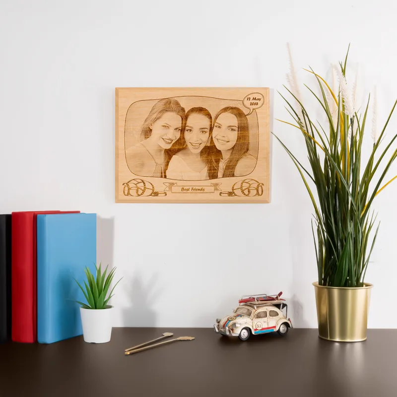 Gifts for Best Friends Wooden Photo Frame