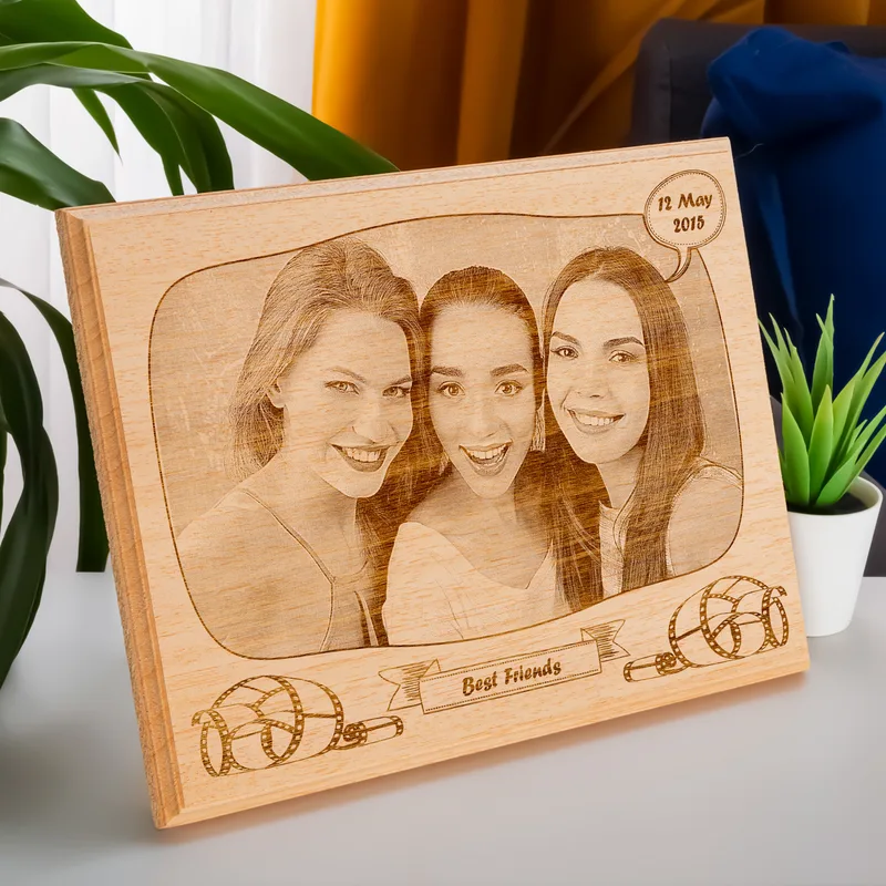 Gifts for Best Friends Wooden Photo Frame