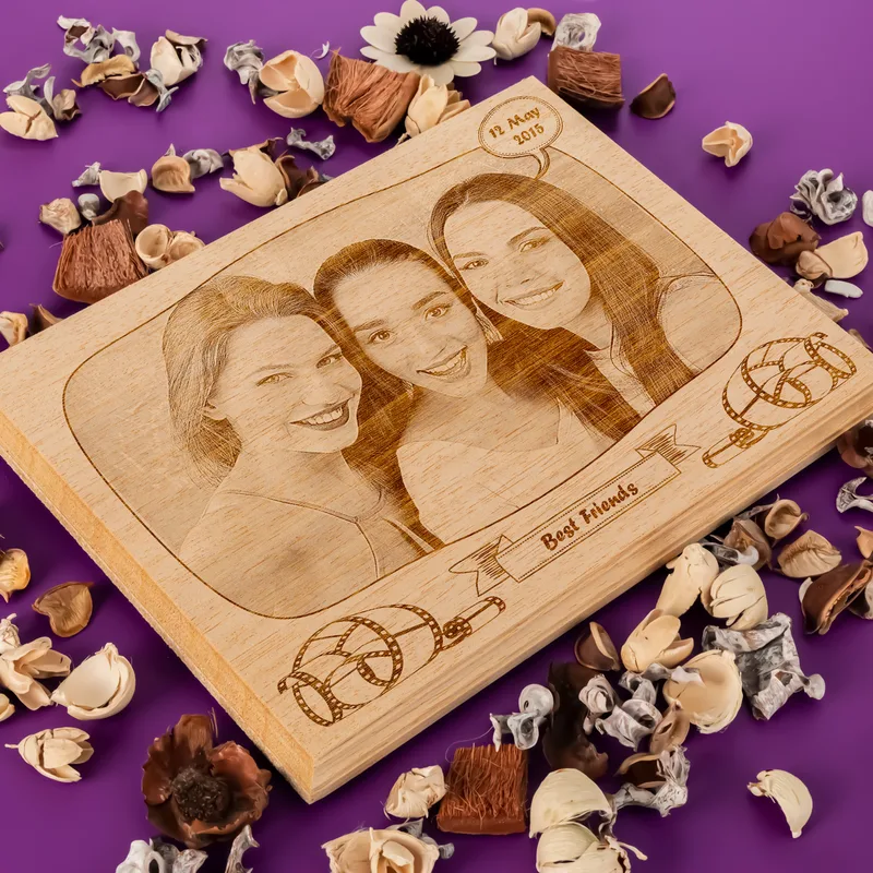 Gifts for Best Friends Wooden Photo Frame