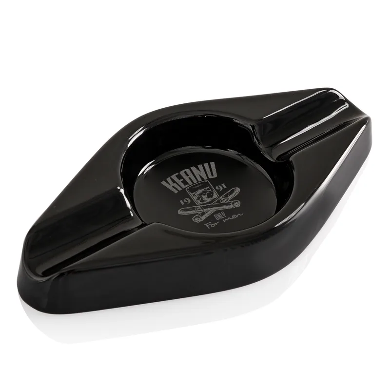 Gifts for Boyfriend Personalized Black Cigar Ashtray