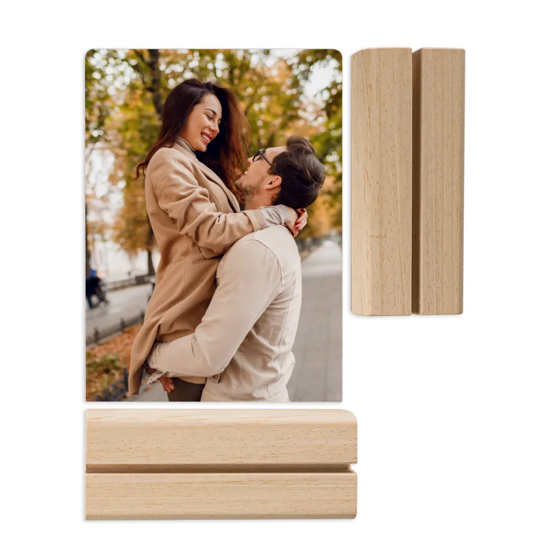 Gifts for Couples Photo Printed Plexiglass Picture with Wooden Frames