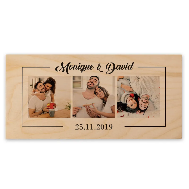 Personalised Couples Photo Memory Box – Romantic Gift