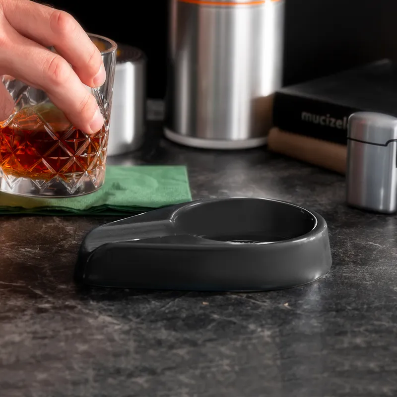 Gifts for Dad Personalised Gray Ceramic Cigar Ashtray