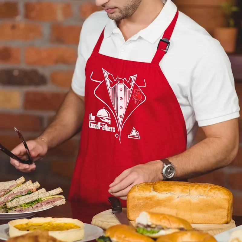 Gifts for Dad the Godfather Design Kitchen Apron