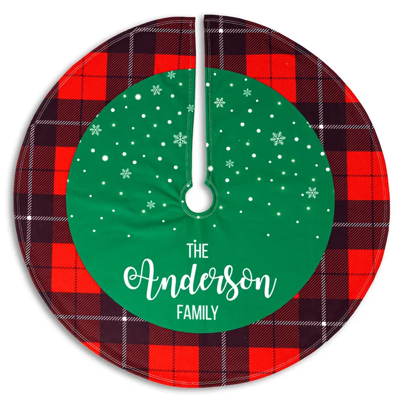 Gifts for Family Personalized Christmas Tree Skirt