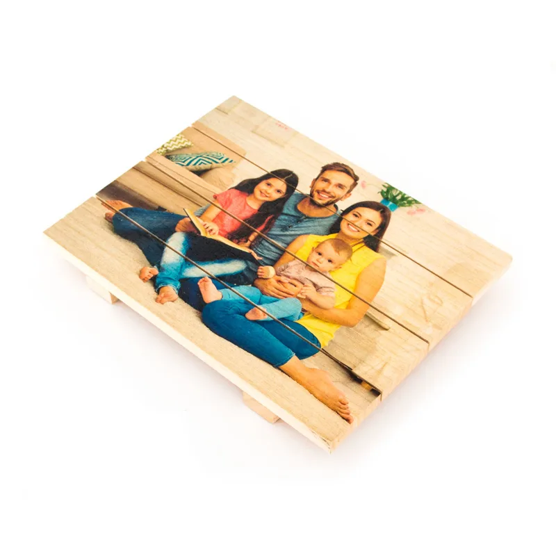 Gifts for Family Photo Printed Wooden Palette Tableau