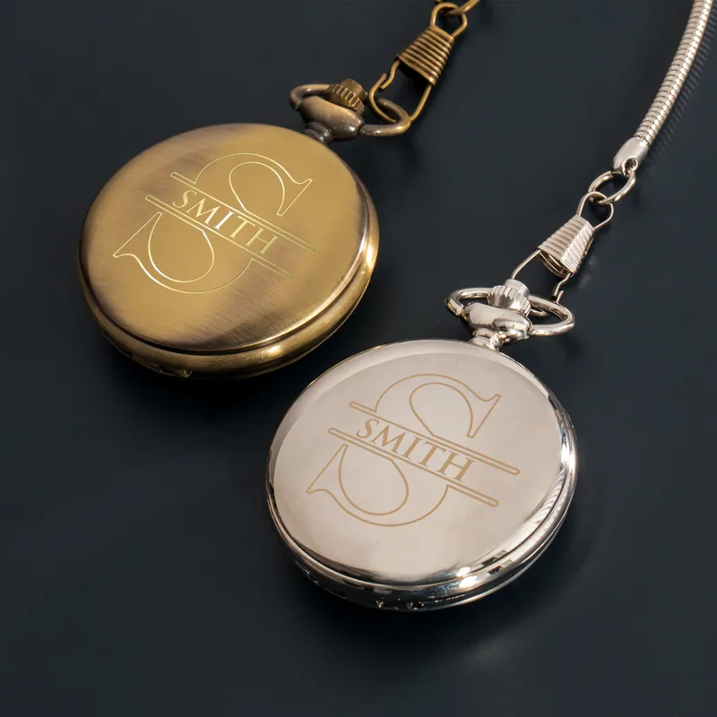 Groomsman Personalised Pocket Watch Wedding Keepsake