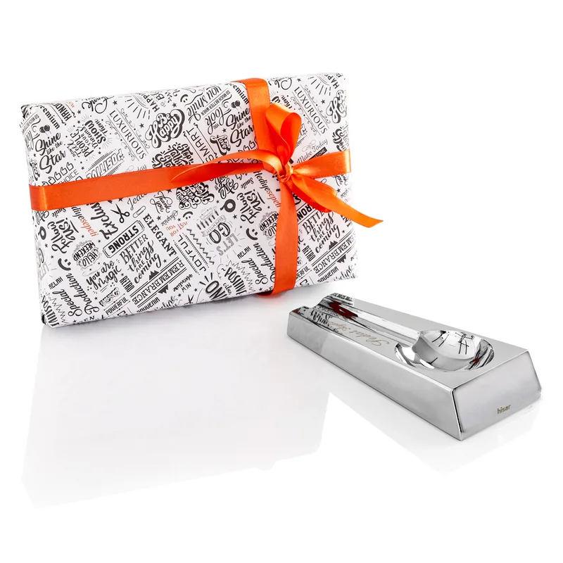 Gifts for Friends Metallic Silver Aluminum Cigar Ashtray