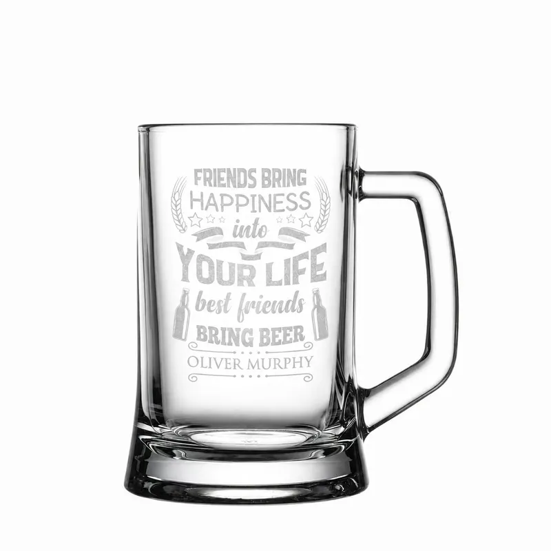 Gifts for Friends Personalized Beer Mug