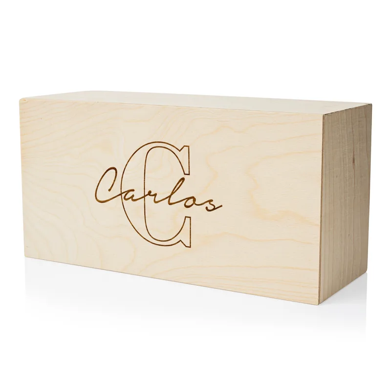 Personalised Gin Infusion Kit with Engraved Wooden Box for Friends