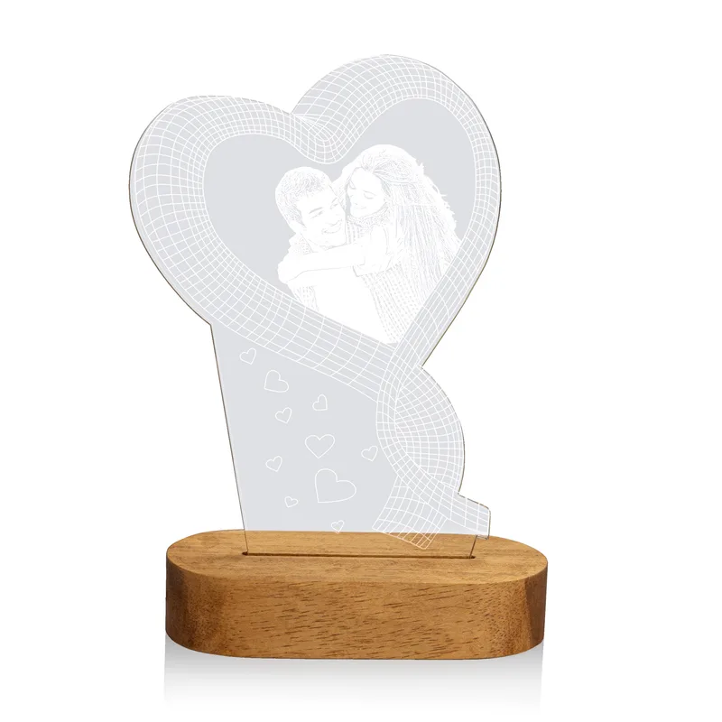 Gifts for Girlfriend 3D LED Lamp with Photo