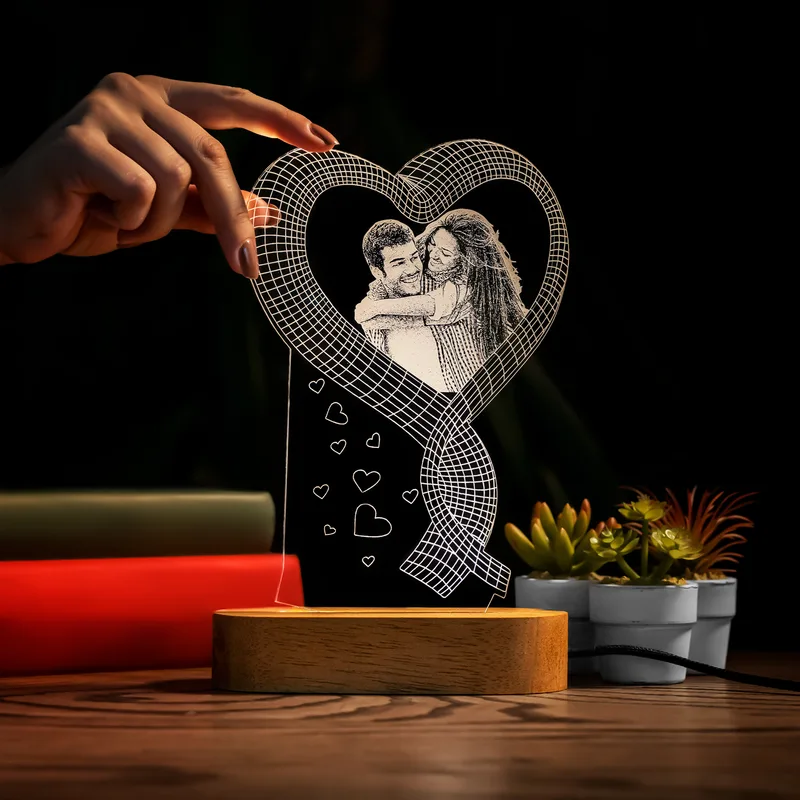 Gifts for Girlfriend 3D LED Lamp with Photo