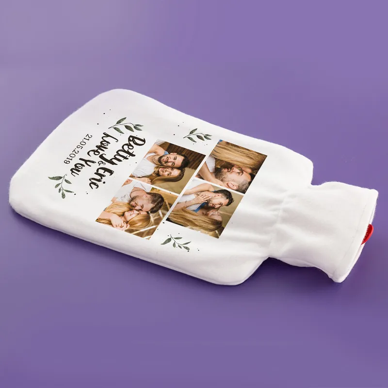 Personalised Photo Hot Water Bottle for Girlfriend