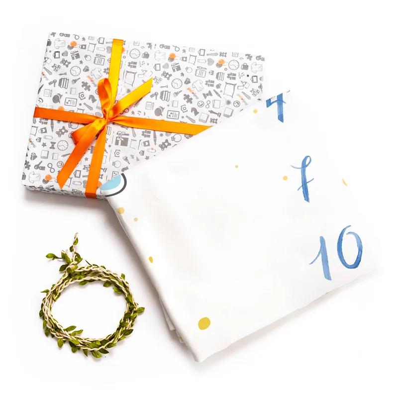 Personalised Baby Monthly Milestone Blanket for Newborn Photos