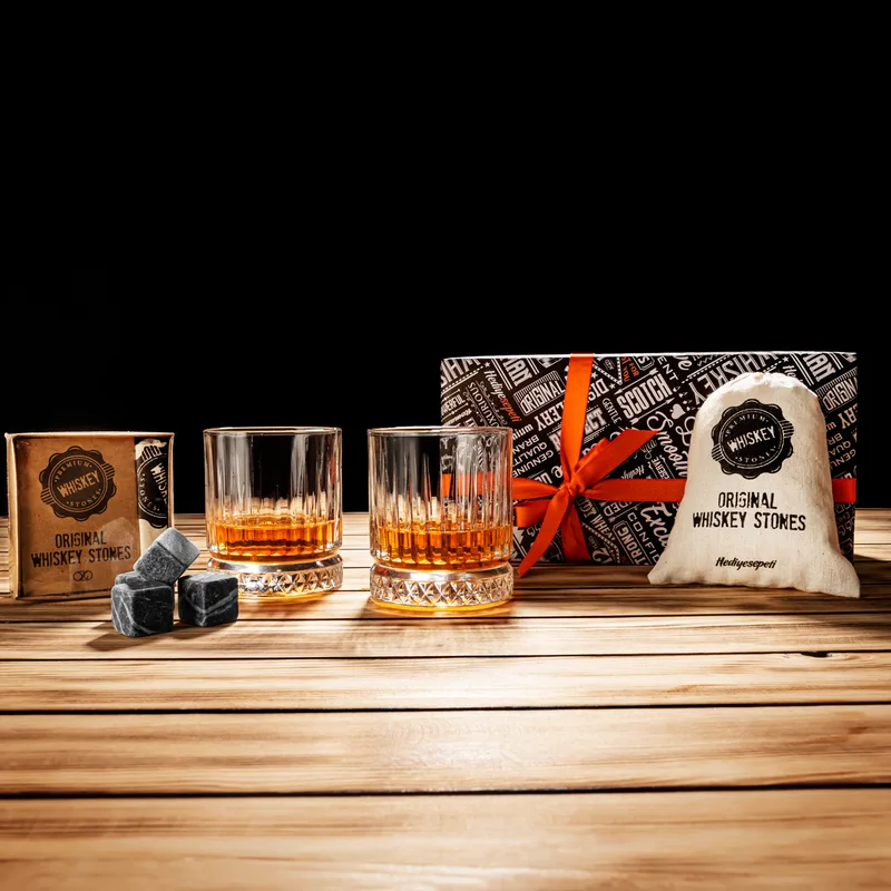 Gifts for Men Glasgow 2 Piece Whiskey Glasses Set