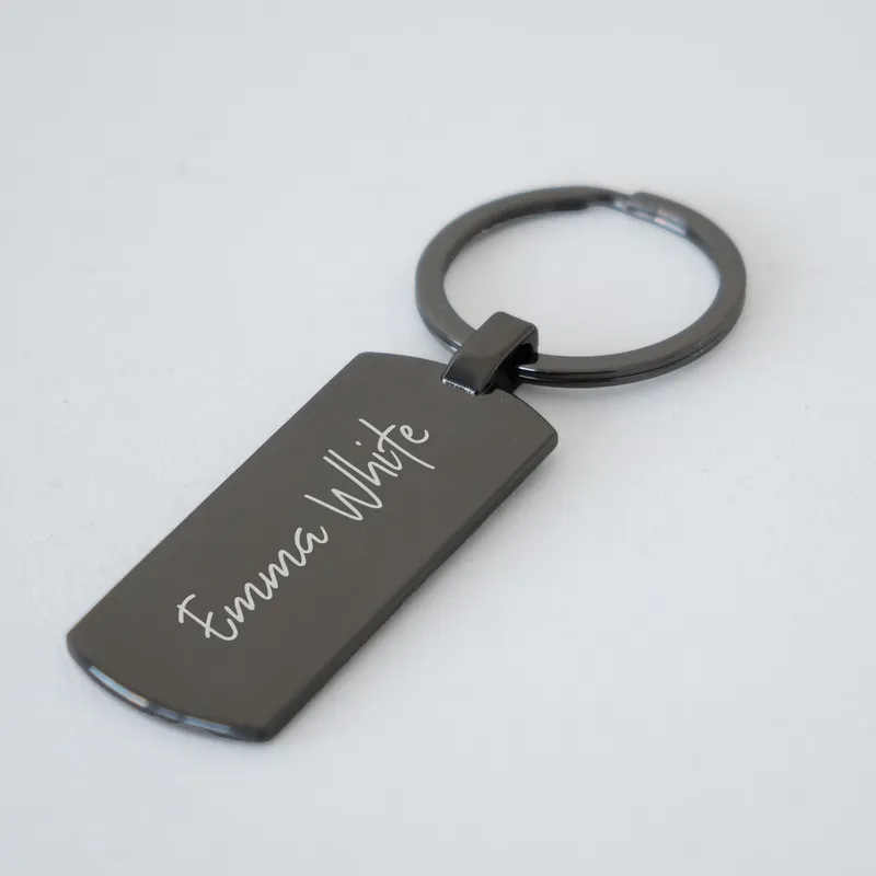 Gifts for Men Leather Wallet and Keychain Set