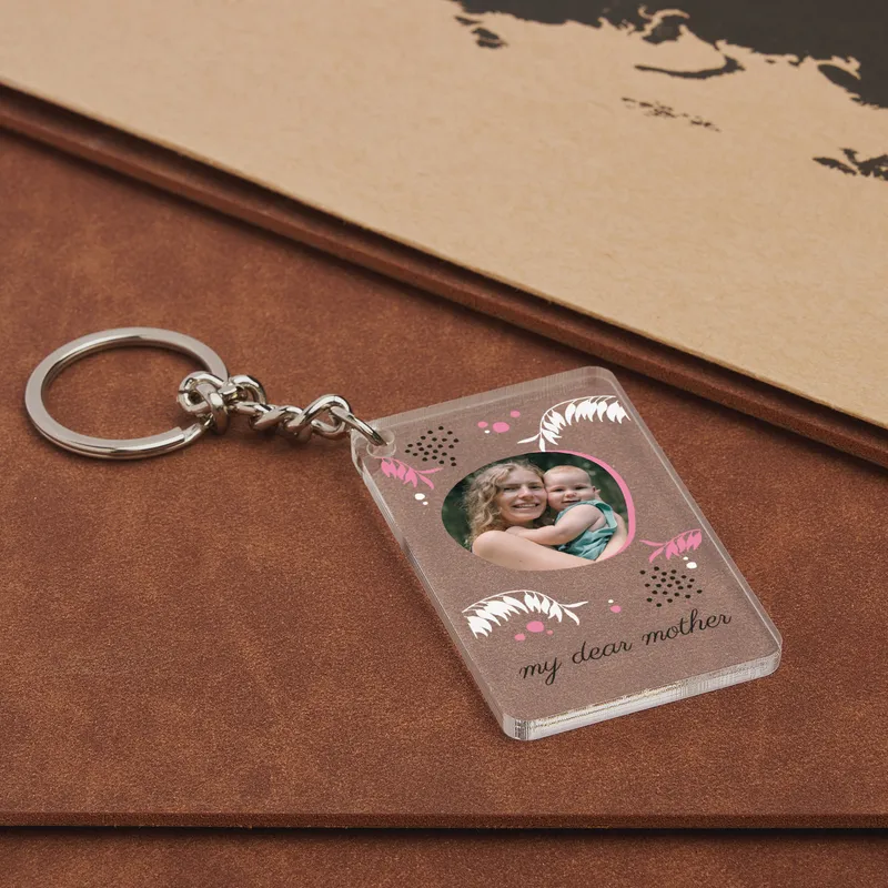 Gifts for Mother Photo Printed Keychain