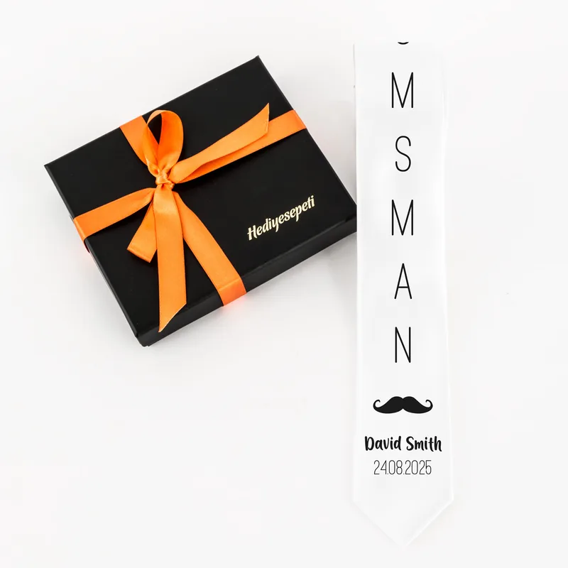 Groomsman Design Personalized Tie for Best Man
