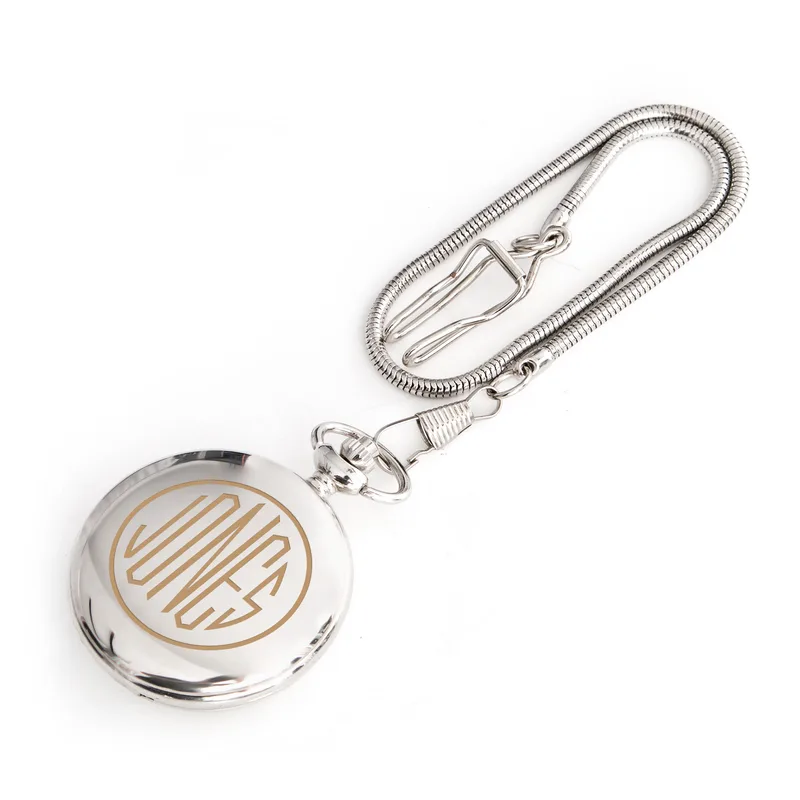 Groomsman Proposal Ideas Personalized Pocket Watch