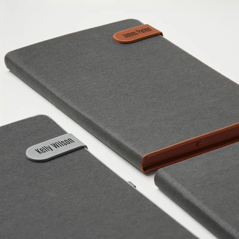 Hard Cover Leather Notebook with Magnetic Lock
