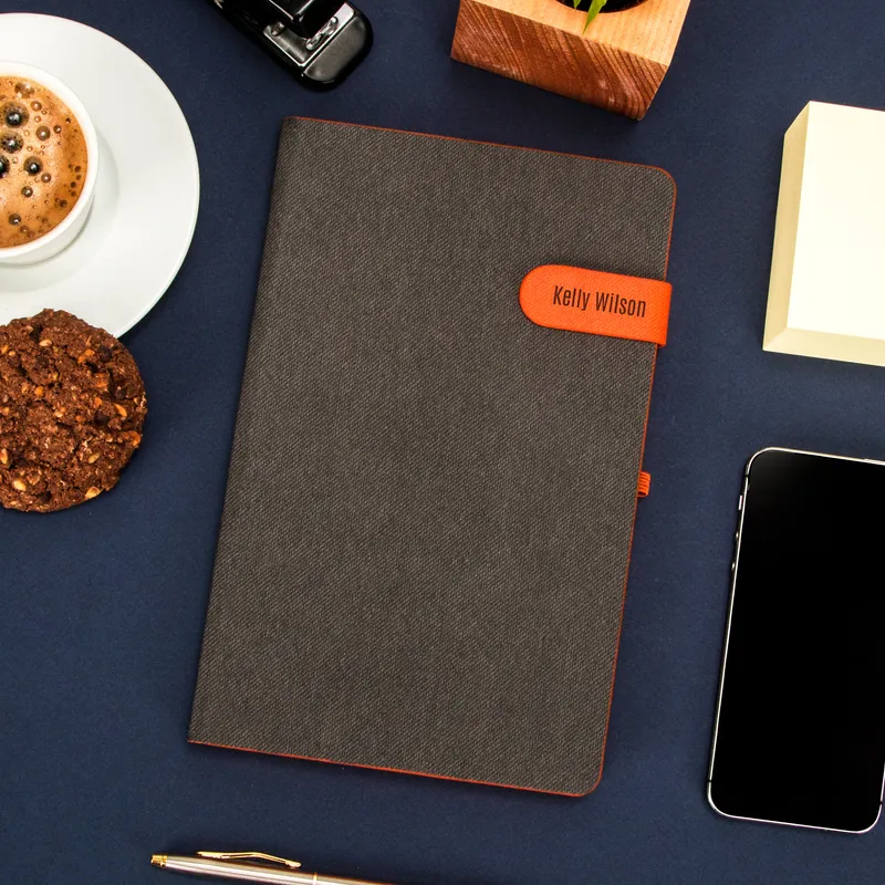 Personalised Leather Journal with Magnetic Closure