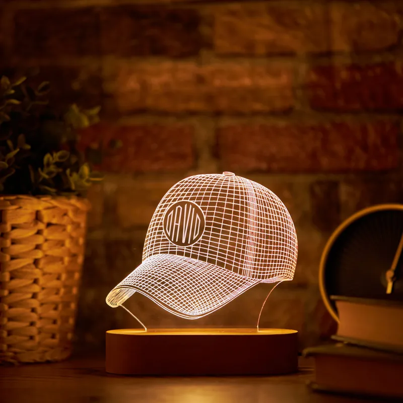 Hat Design Personalized Decorative Led Lamp