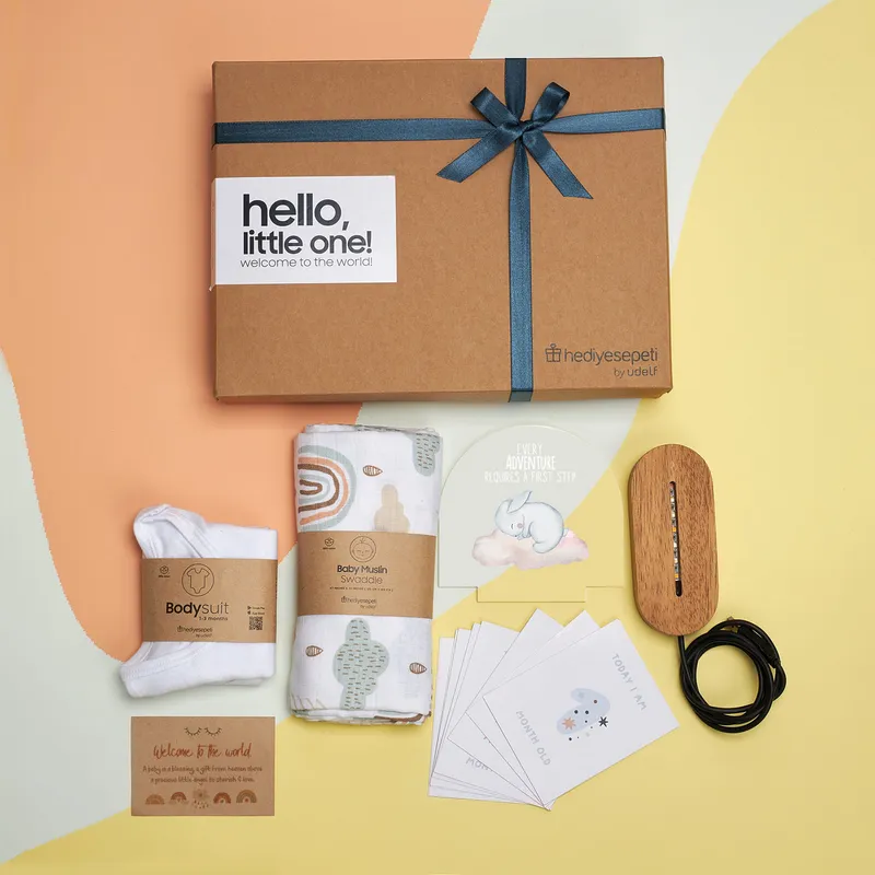 Hello Baby Gift Box for New Moms and Newborns