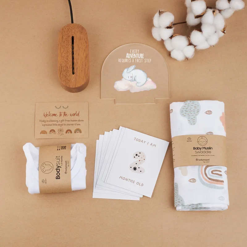 Hello Baby Gift Box for New Moms and Newborns