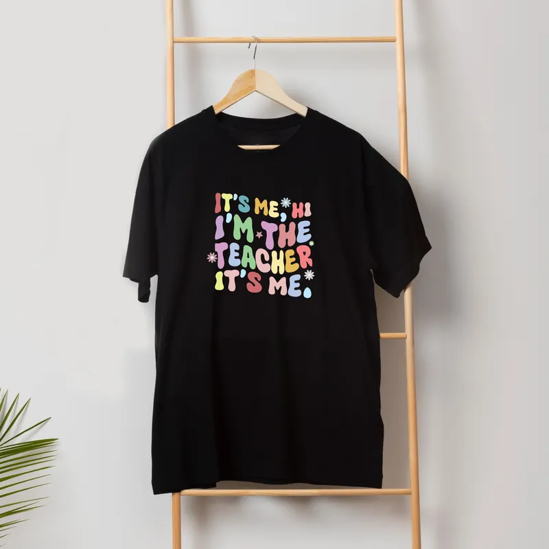 Hi I'm The Teacher T-Shirt Perfect for Back to School and Teachers' Day