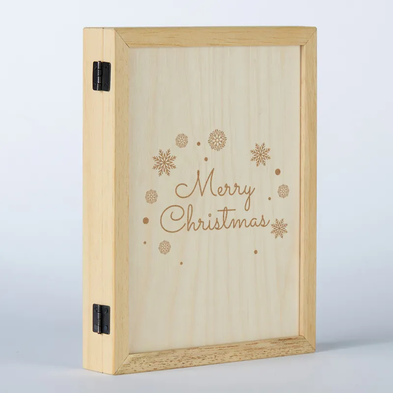 New Year Wooden Photo Frame with Personalised Design